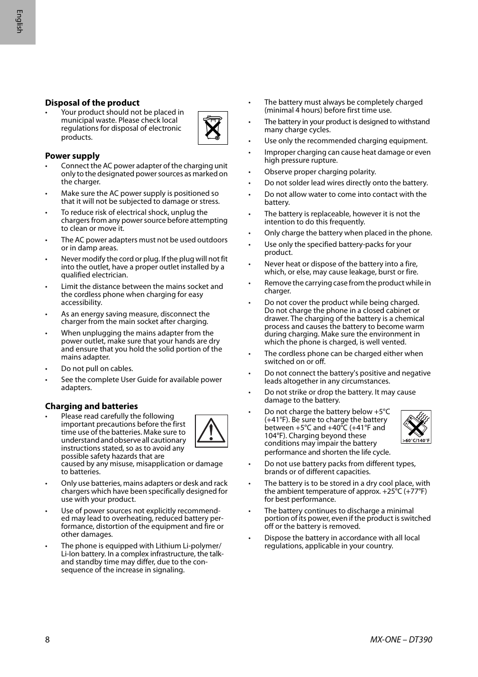 AASTRA DT390 for MX-ONE Quick Reference Guide User Manual | Page 8 / 148