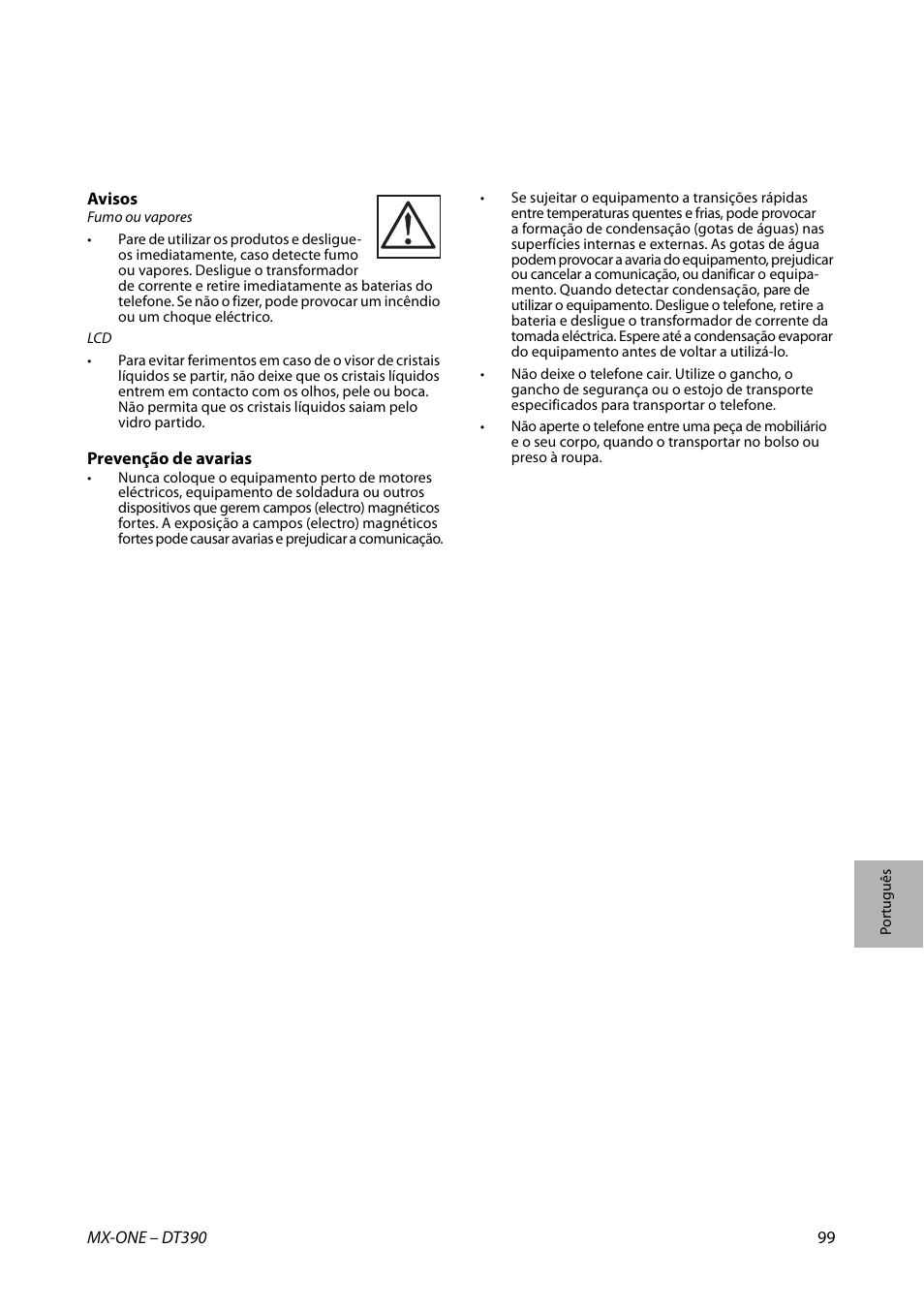 AASTRA DT390 for MX-ONE Quick Reference Guide User Manual | Page 99 / 148