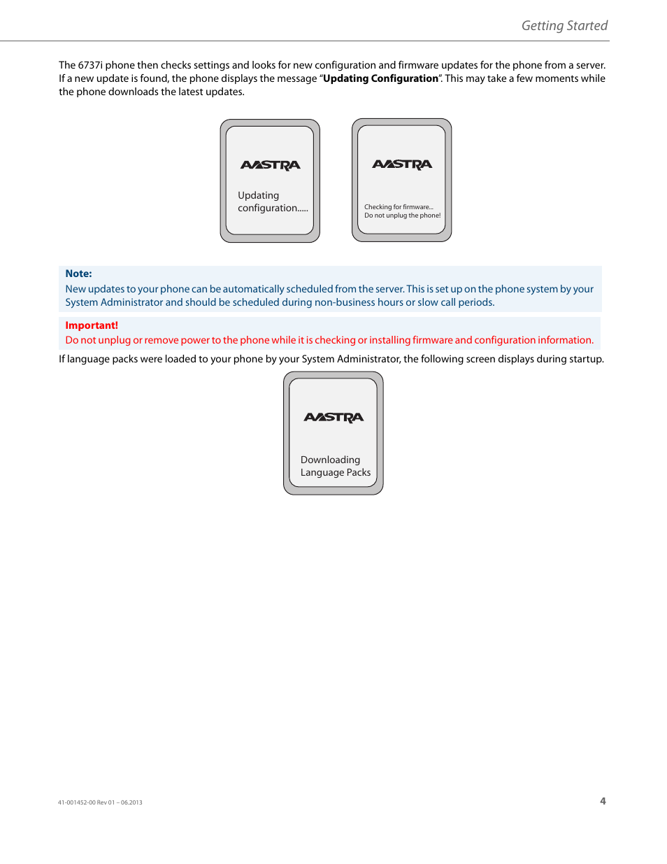 Getting started | AASTRA 6737i User Guide EN User Manual | Page 11 / 214