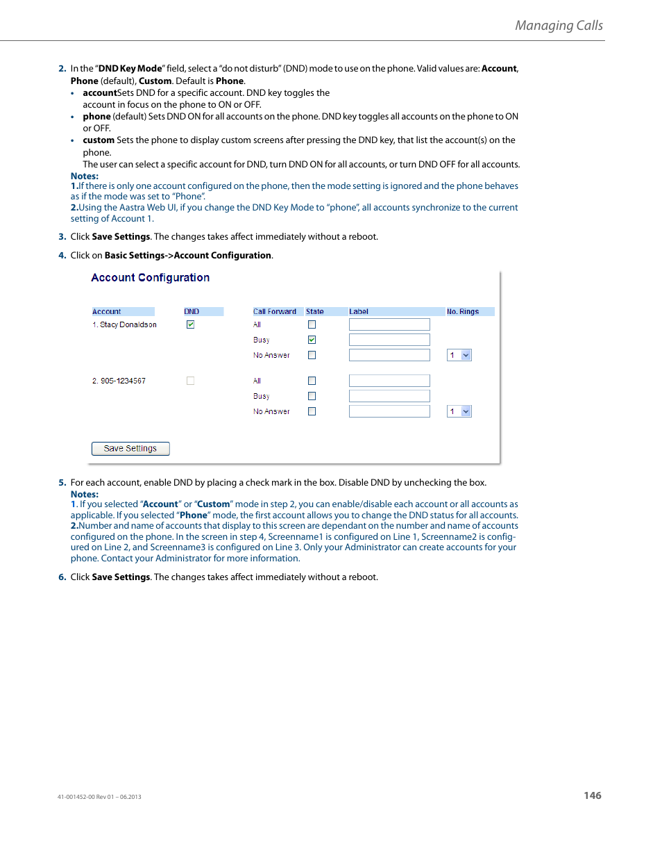 Managing calls | AASTRA 6737i User Guide EN User Manual | Page 153 / 214