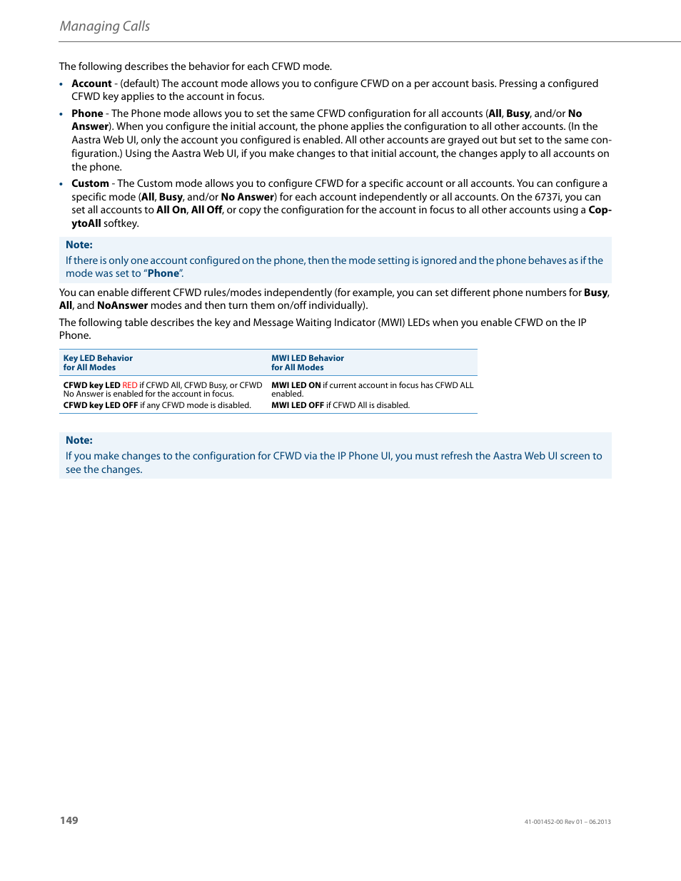 Managing calls | AASTRA 6737i User Guide EN User Manual | Page 156 / 214