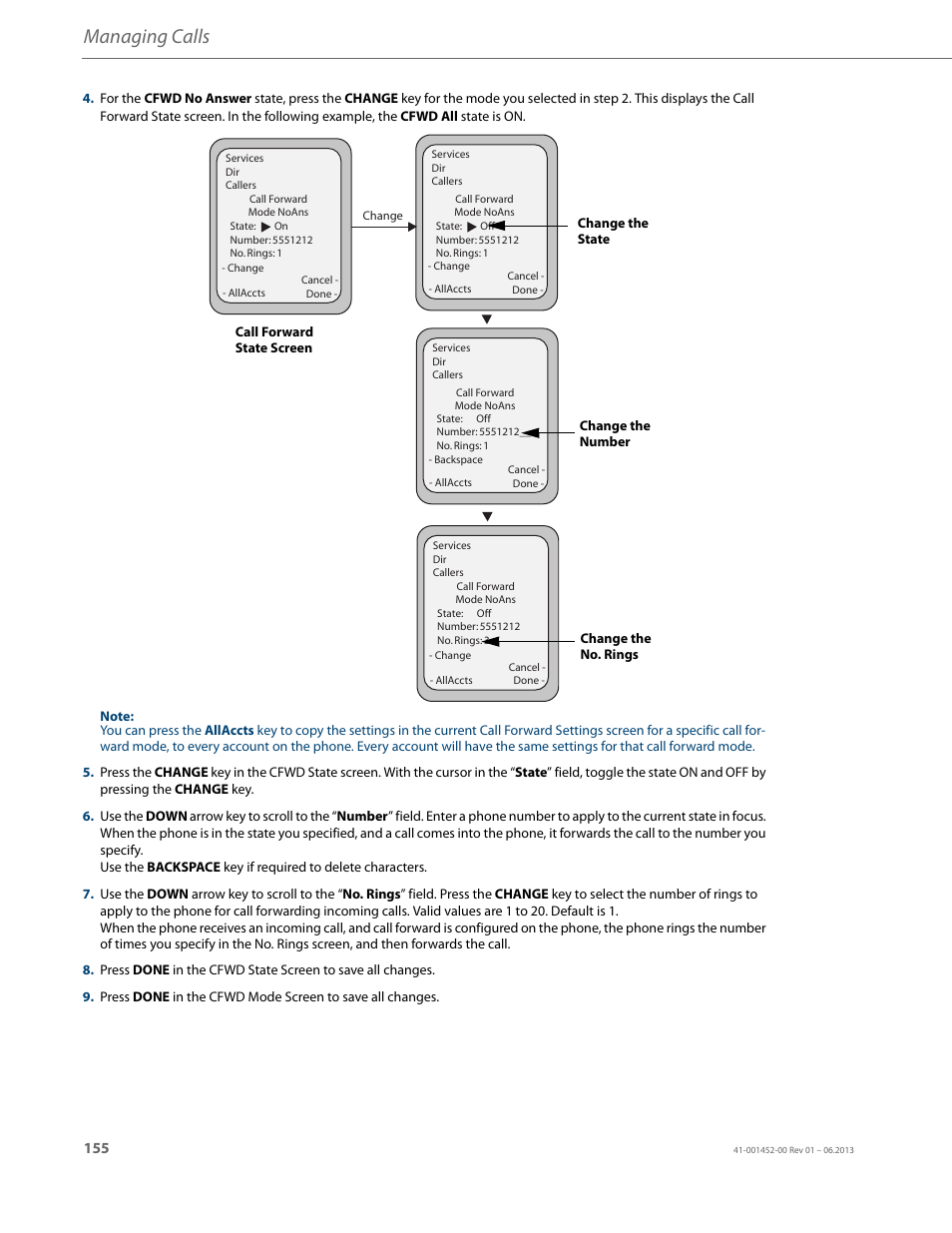 Managing calls | AASTRA 6737i User Guide EN User Manual | Page 162 / 214
