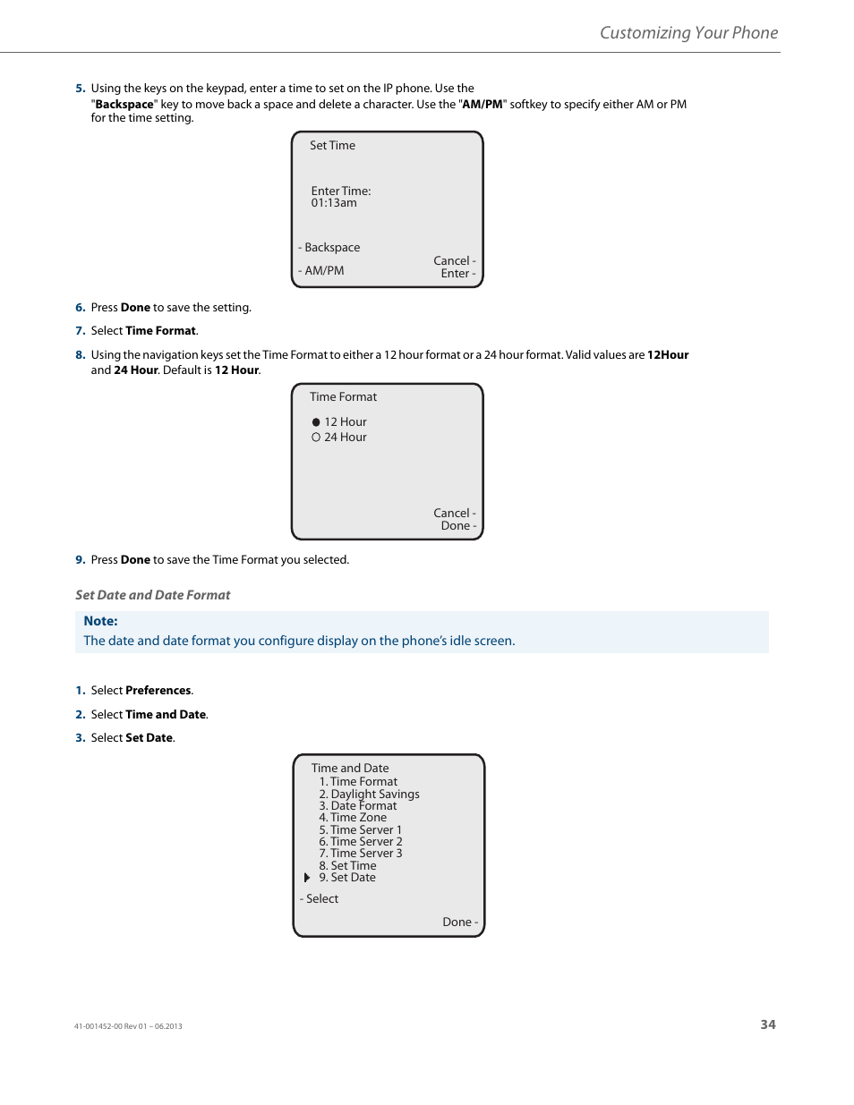 Customizing your phone | AASTRA 6737i User Guide EN User Manual | Page 41 / 214