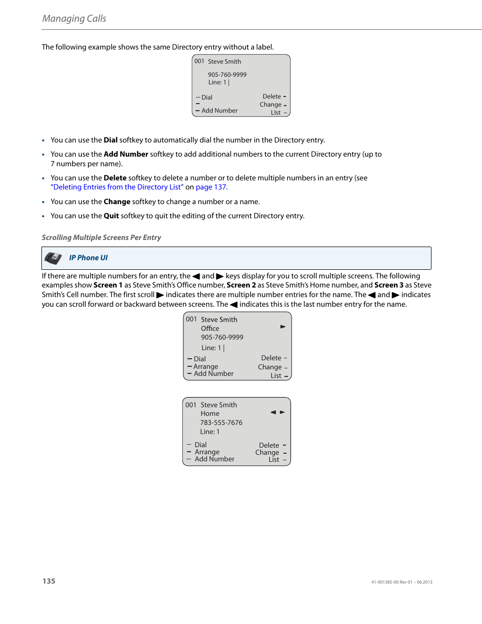 Managing calls | AASTRA 6757i User Guide EN User Manual | Page 142 / 216