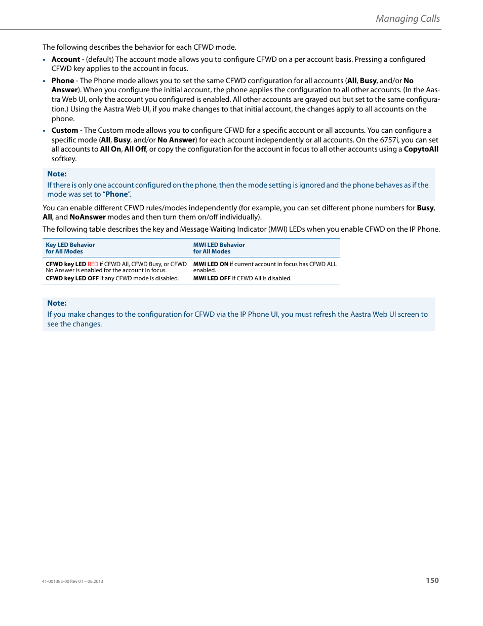 Managing calls | AASTRA 6757i User Guide EN User Manual | Page 157 / 216