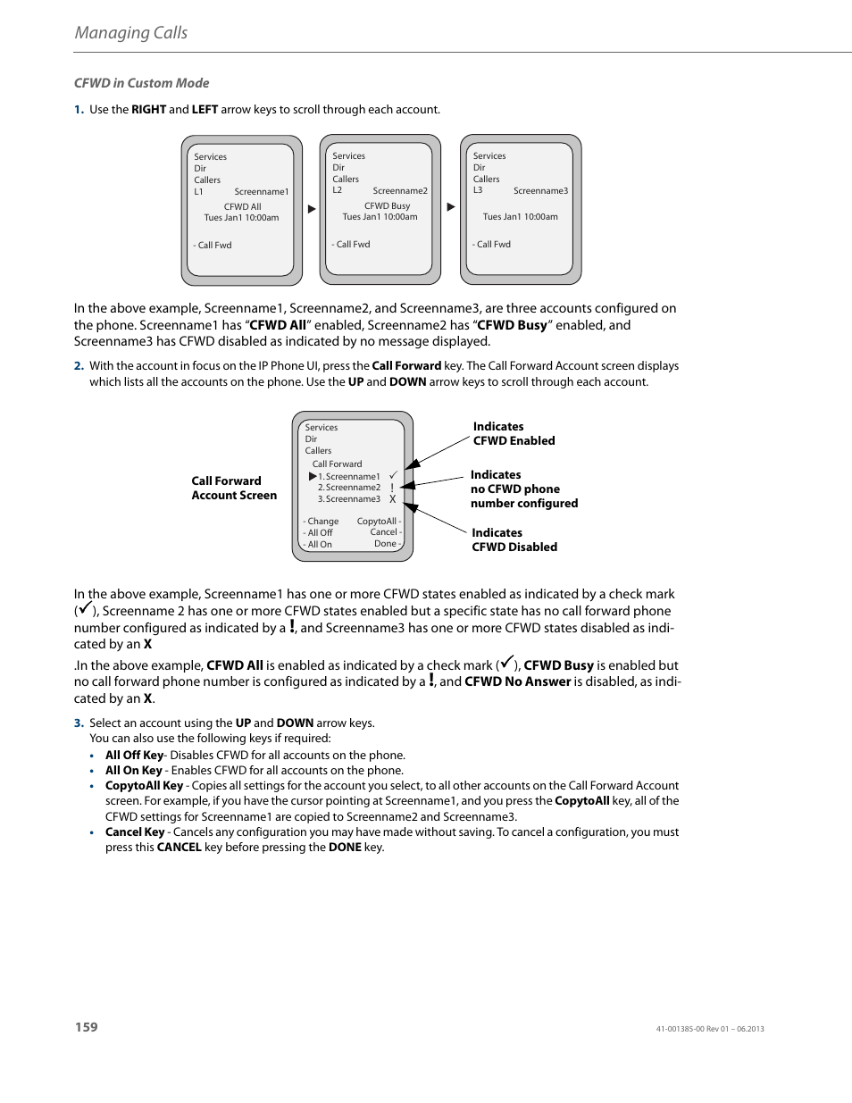 Managing calls | AASTRA 6757i User Guide EN User Manual | Page 166 / 216