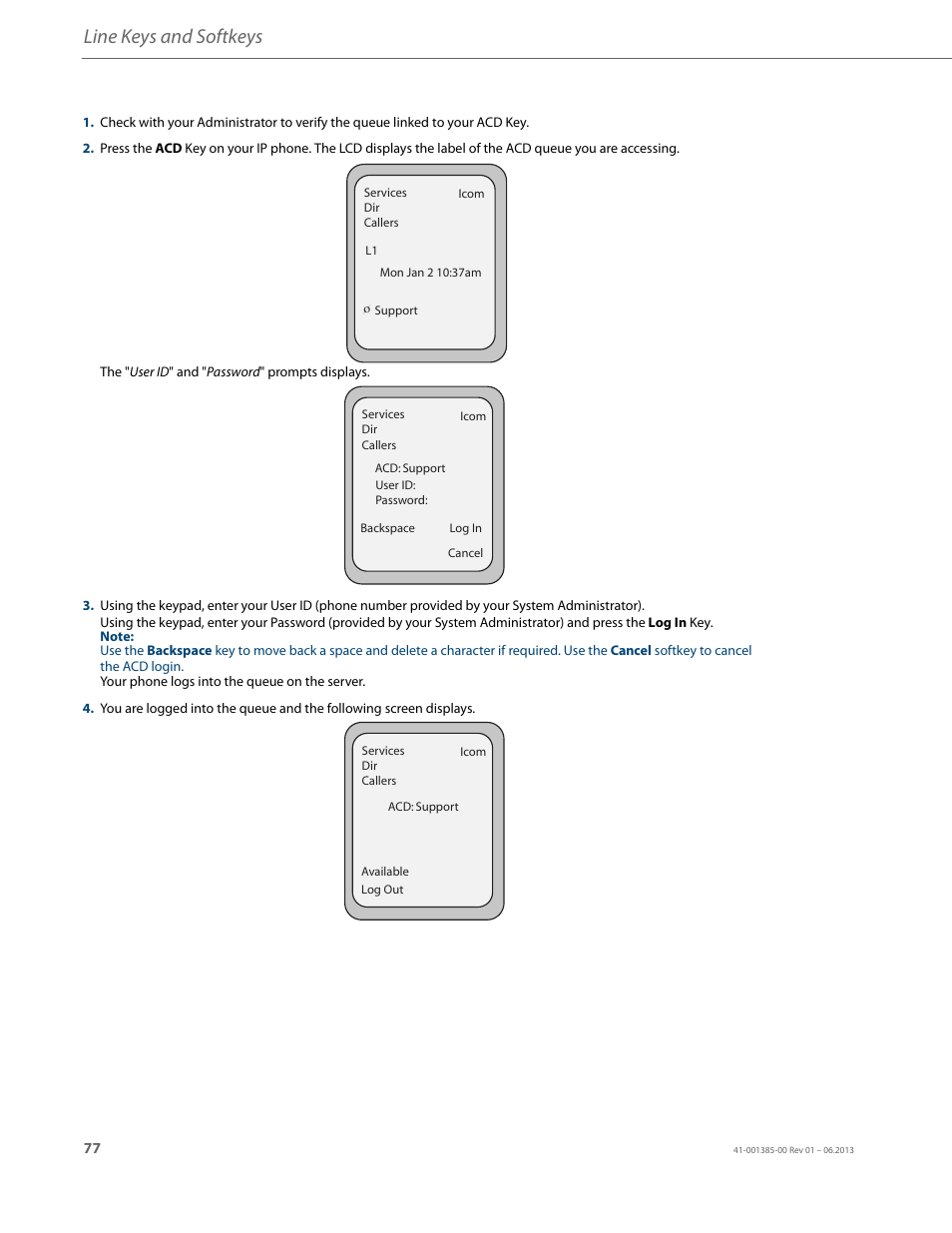 Line keys and softkeys | AASTRA 6757i User Guide EN User Manual | Page 84 / 216