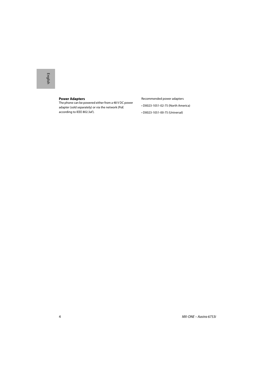 AASTRA 6753i for MX-ONE Quick Reference Guide EN User Manual | Page 4 / 12