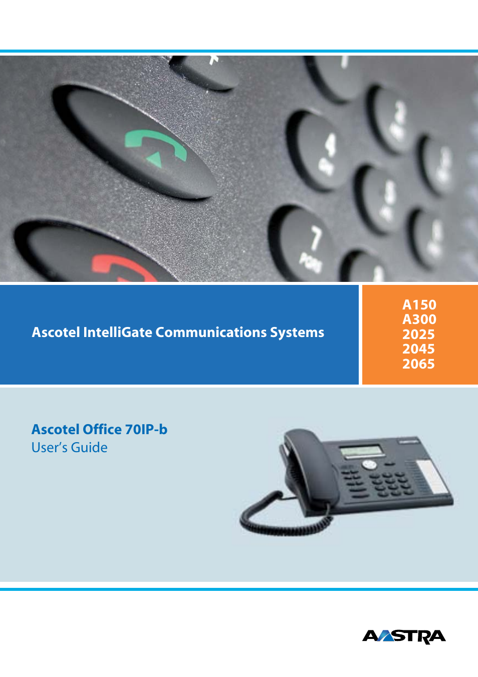 AASTRA Office 70IP-b User manual User Manual | 76 pages