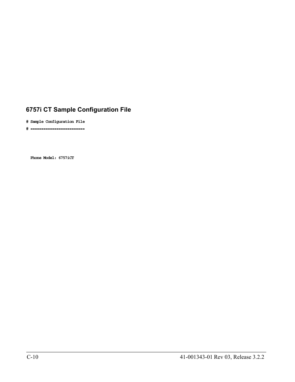6757i ct sample configuration file | AASTRA 6700i series, 9143, 9480i, 9480i CT SIP Administrator Guide EN User Manual | Page 1002 / 1049