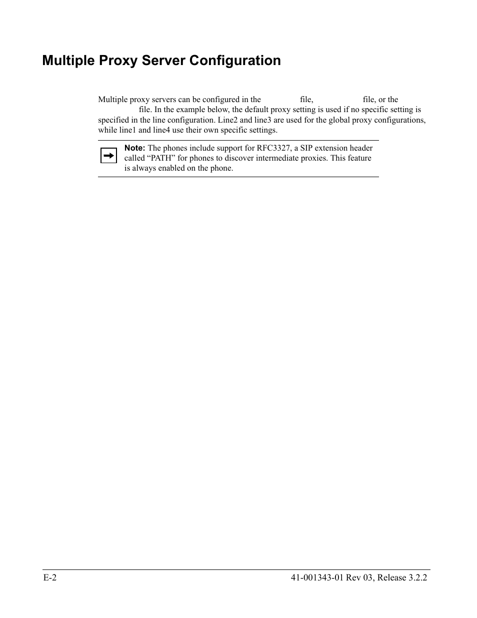 Multiple proxy server configuration | AASTRA 6700i series, 9143, 9480i, 9480i CT SIP Administrator Guide EN User Manual | Page 1030 / 1049