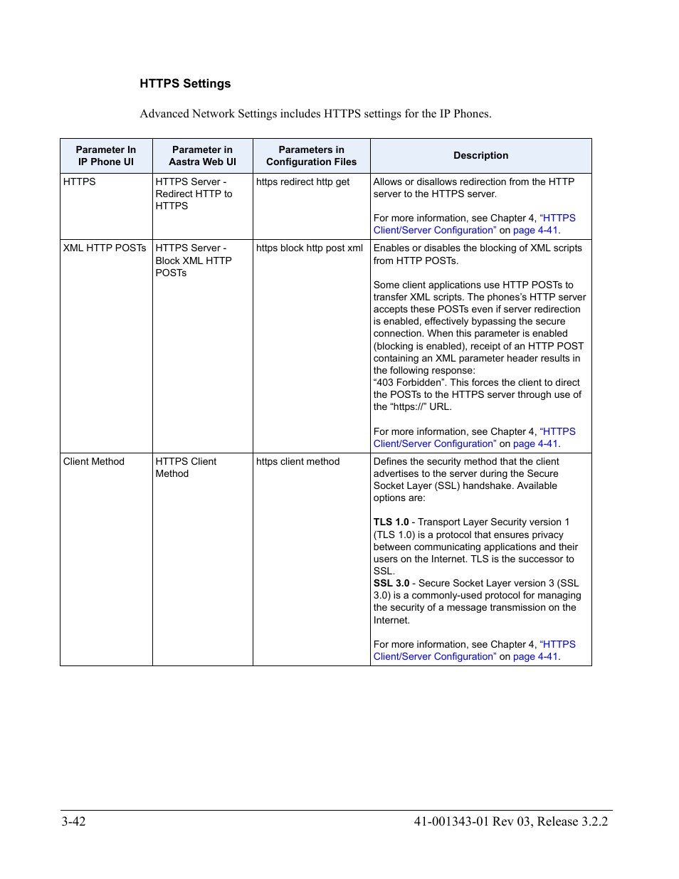 Https settings | AASTRA 6700i series, 9143, 9480i, 9480i CT SIP Administrator Guide EN User Manual | Page 129 / 1049