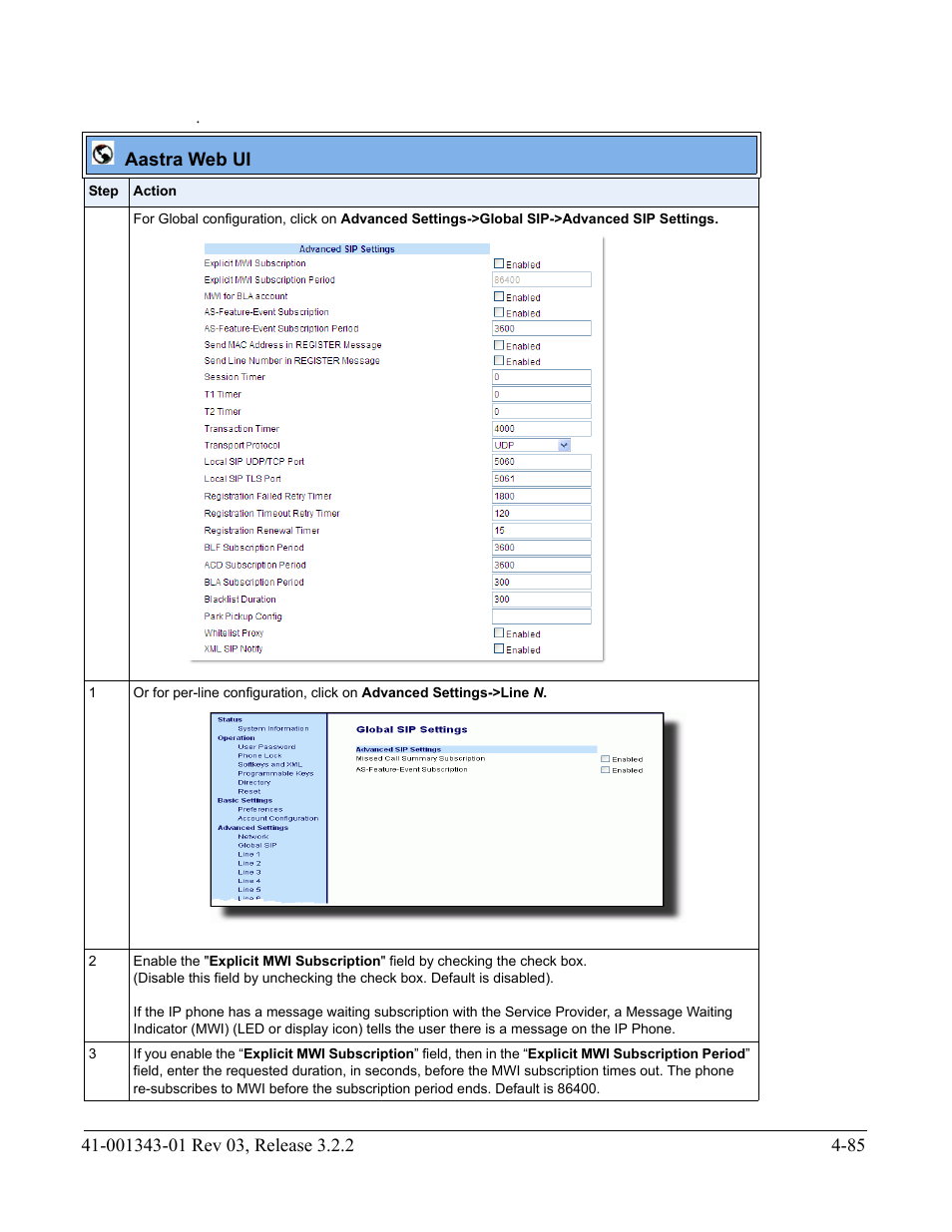 AASTRA 6700i series, 9143, 9480i, 9480i CT SIP Administrator Guide EN User Manual | Page 248 / 1049
