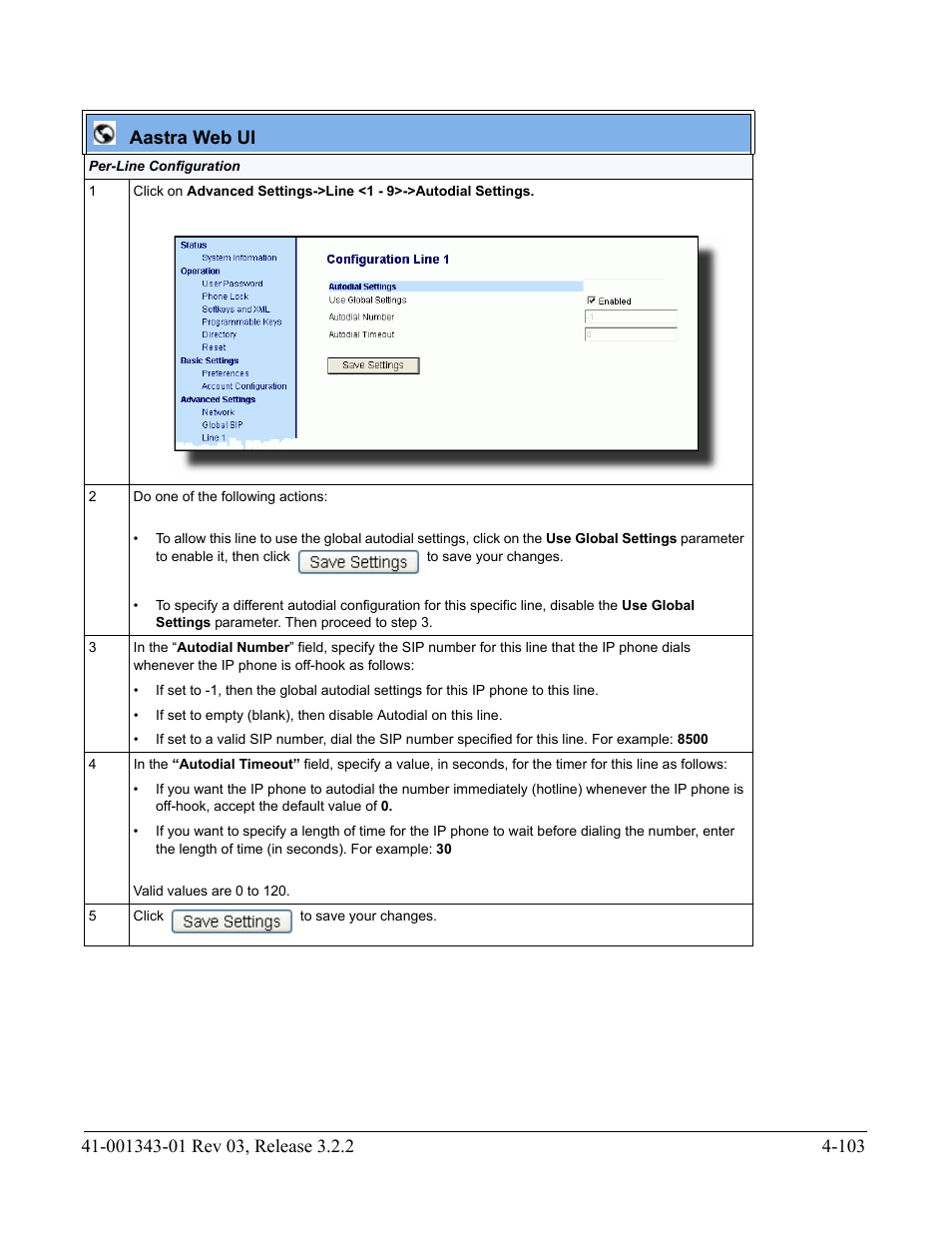 Aastra web ui | AASTRA 6700i series, 9143, 9480i, 9480i CT SIP Administrator Guide EN User Manual | Page 266 / 1049