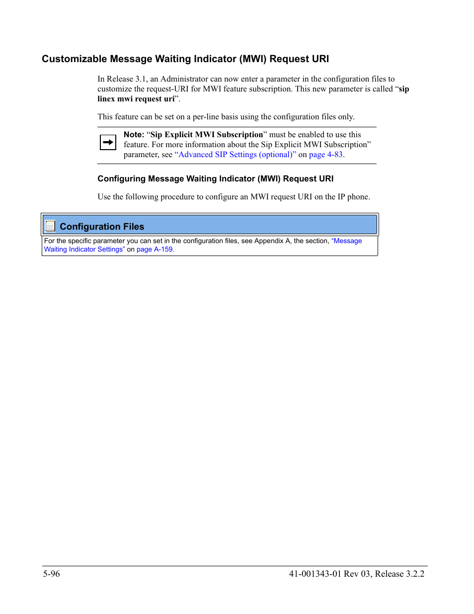 AASTRA 6700i series, 9143, 9480i, 9480i CT SIP Administrator Guide EN User Manual | Page 373 / 1049