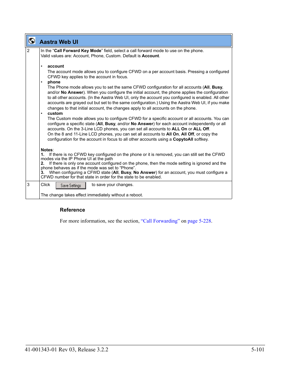 Reference | AASTRA 6700i series, 9143, 9480i, 9480i CT SIP Administrator Guide EN User Manual | Page 378 / 1049