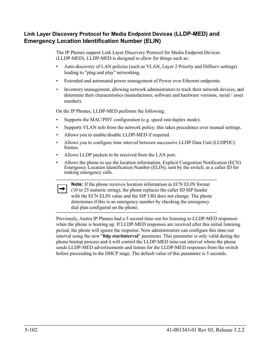 Link layer discovery, Link | AASTRA 6700i series, 9143, 9480i, 9480i CT SIP Administrator Guide EN User Manual | Page 379 / 1049