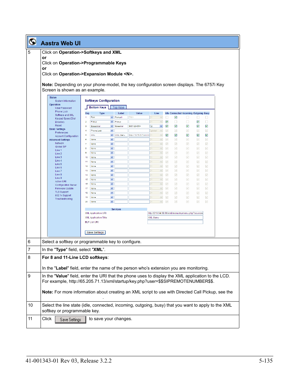 Aastra web ui | AASTRA 6700i series, 9143, 9480i, 9480i CT SIP Administrator Guide EN User Manual | Page 412 / 1049