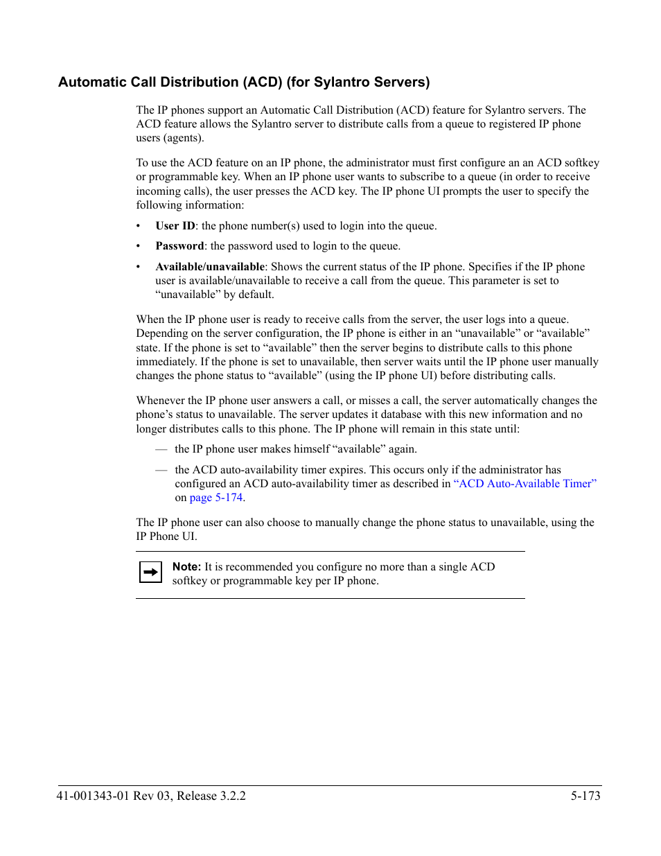 Automatic call, Distribution (acd) (for sylantro servers) | AASTRA 6700i series, 9143, 9480i, 9480i CT SIP Administrator Guide EN User Manual | Page 450 / 1049