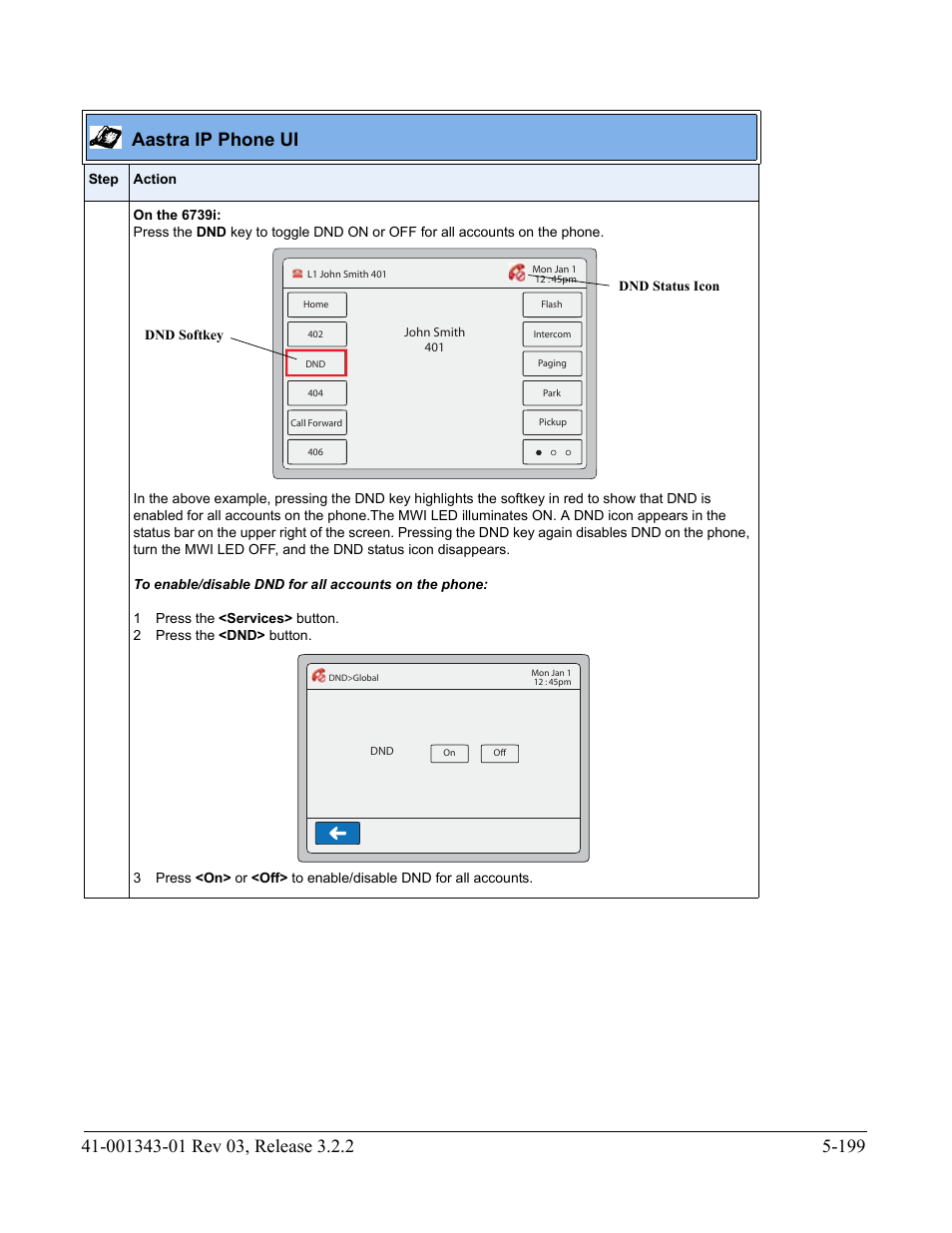 Aastra ip phone ui | AASTRA 6700i series, 9143, 9480i, 9480i CT SIP Administrator Guide EN User Manual | Page 476 / 1049