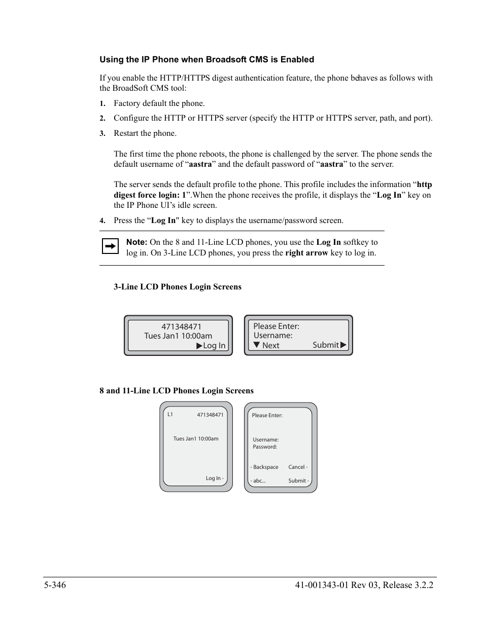 Using the ip phone when broadsoft cms is enabled | AASTRA 6700i series, 9143, 9480i, 9480i CT SIP Administrator Guide EN User Manual | Page 623 / 1049