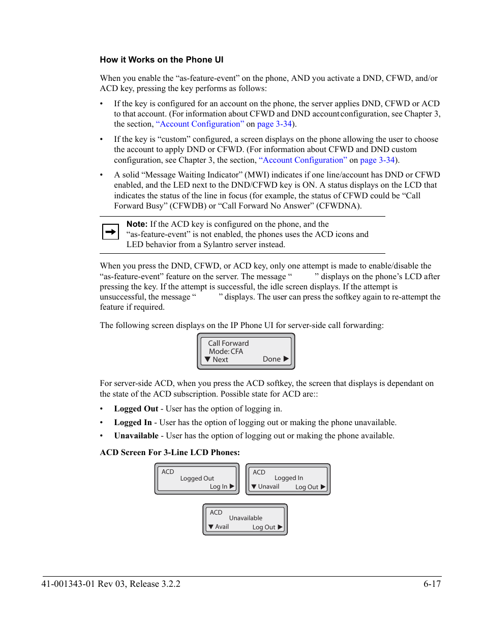 How it works on the phone ui | AASTRA 6700i series, 9143, 9480i, 9480i CT SIP Administrator Guide EN User Manual | Page 644 / 1049