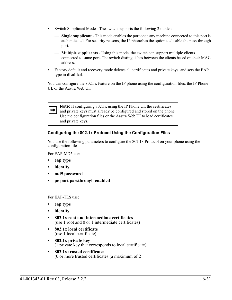AASTRA 6700i series, 9143, 9480i, 9480i CT SIP Administrator Guide EN User Manual | Page 658 / 1049