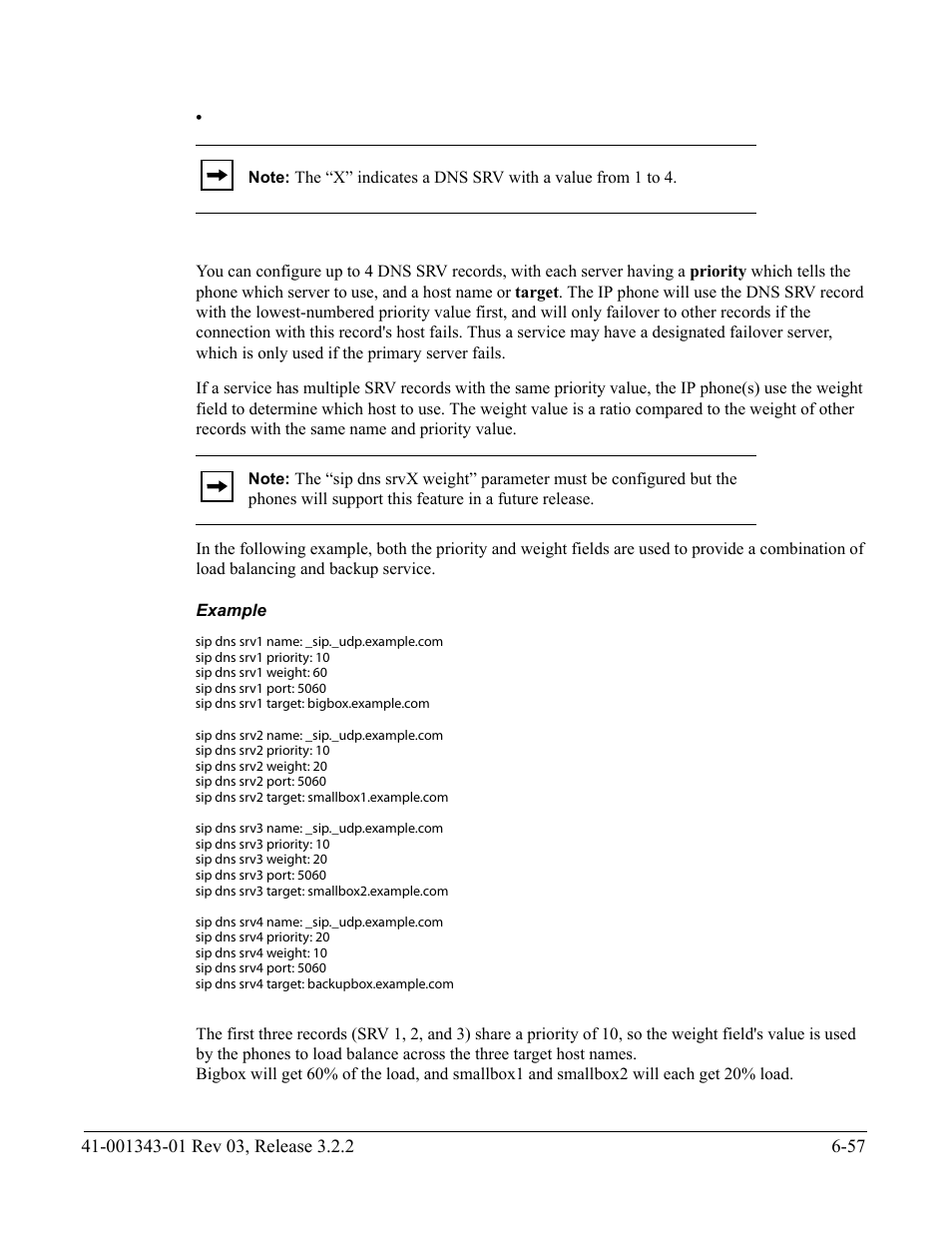 Example | AASTRA 6700i series, 9143, 9480i, 9480i CT SIP Administrator Guide EN User Manual | Page 684 / 1049