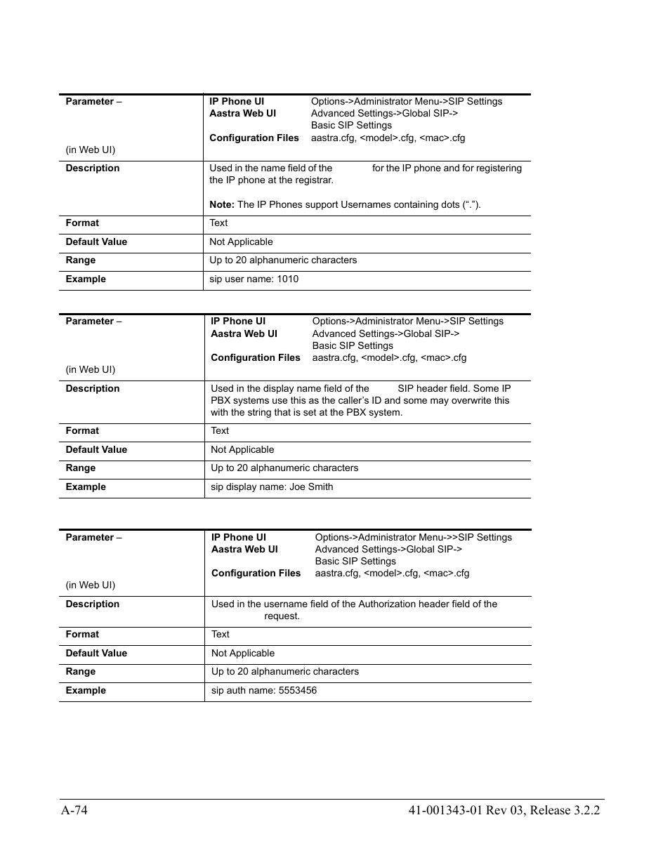 AASTRA 6700i series, 9143, 9480i, 9480i CT SIP Administrator Guide EN User Manual | Page 805 / 1049