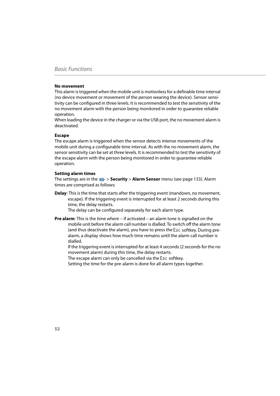 Basic functions | AASTRA 600d for Aastra 800 and OpenCom 100 User Guide EN User Manual | Page 54 / 164