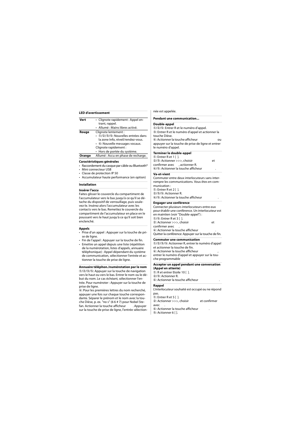 AASTRA 620d for Aastra 400 Quick User Guide User Manual | Page 7 / 30