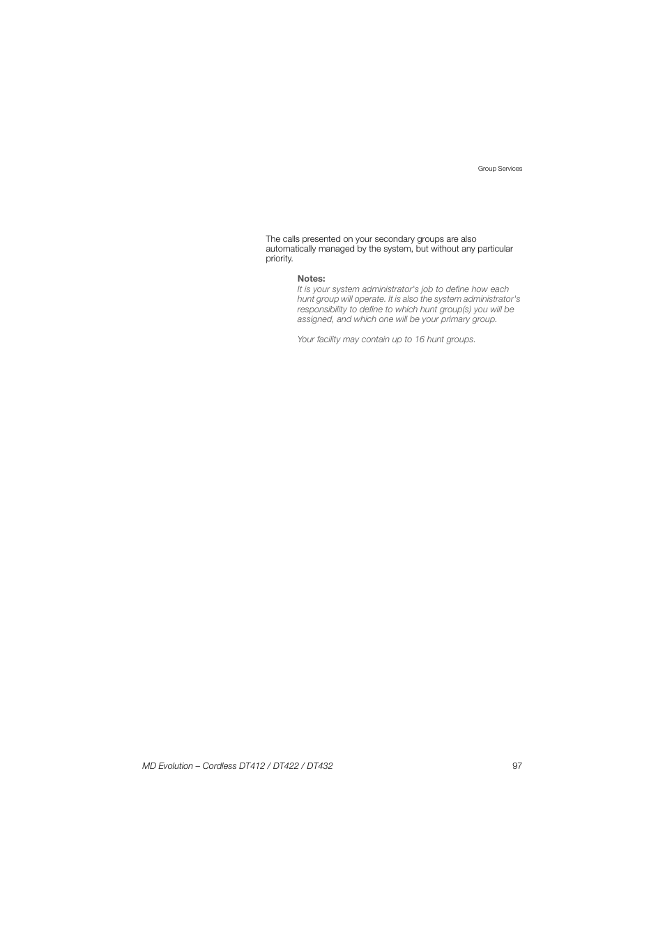 AASTRA DT4x2 for MD Evolution User Guide EN User Manual | Page 97 / 166