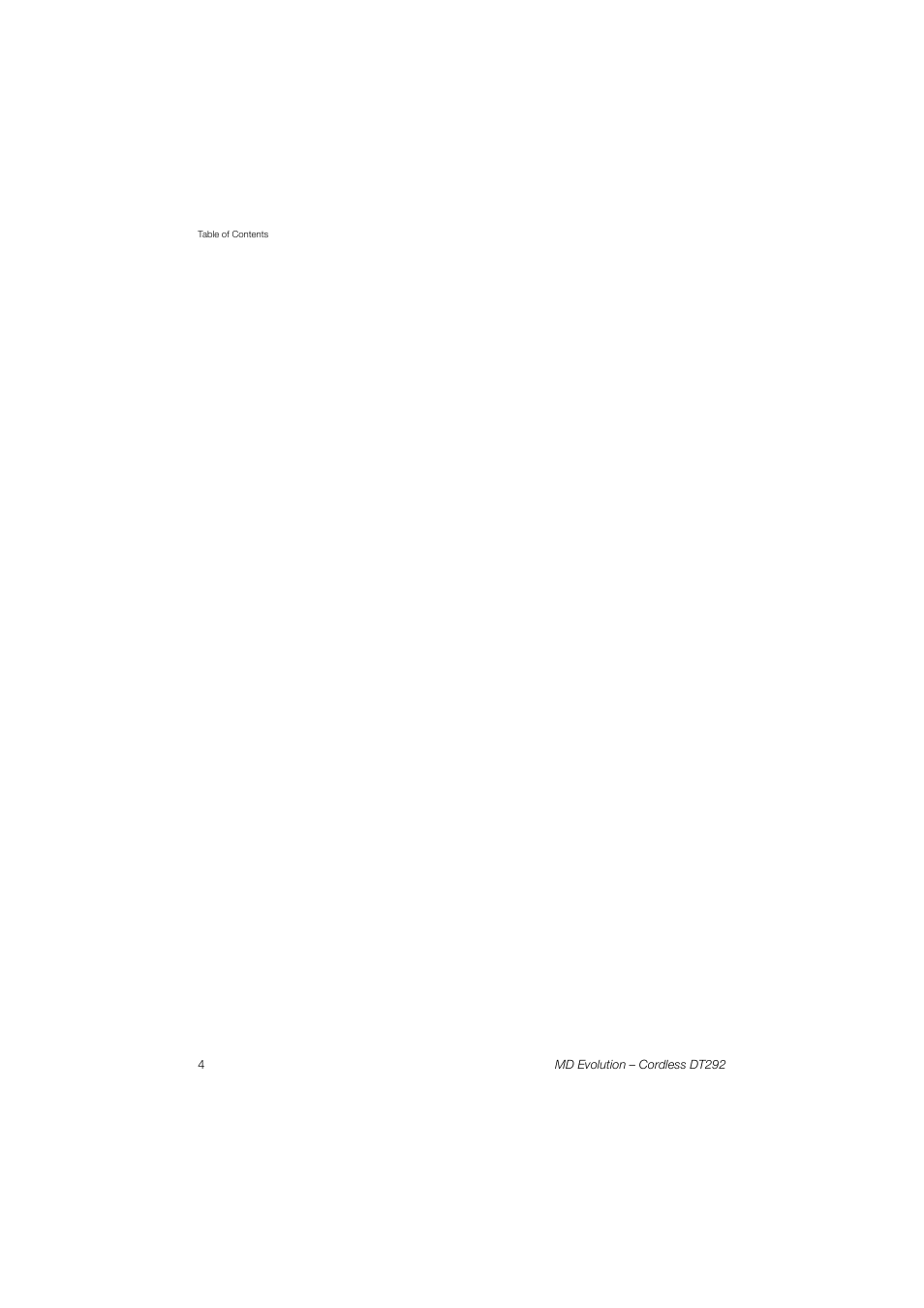 AASTRA DT292 for MD Evolution User Guide EN User Manual | Page 4 / 148
