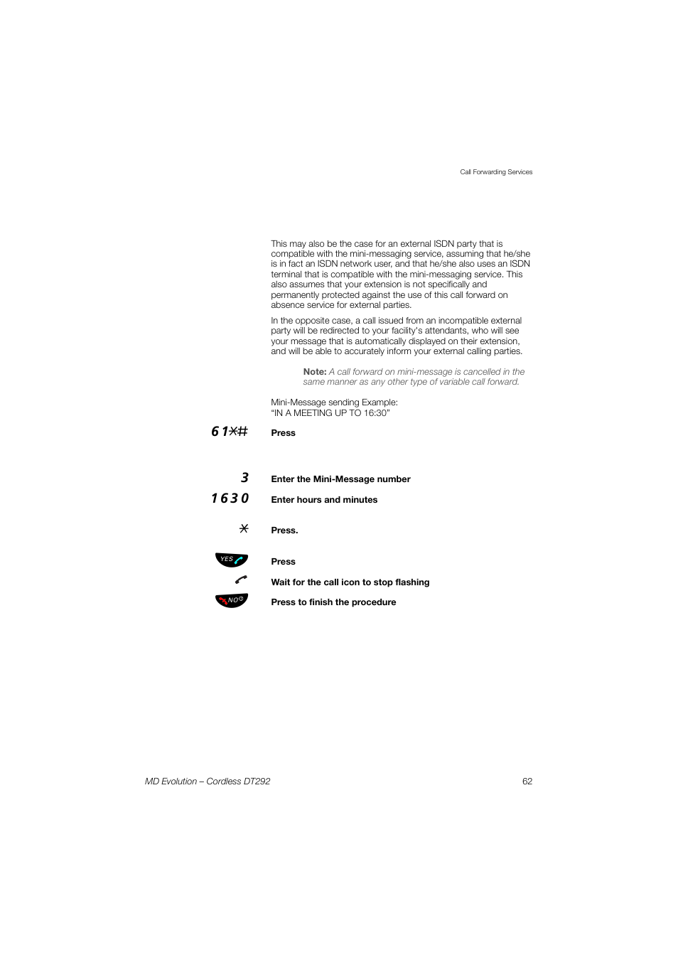 AASTRA DT292 for MD Evolution User Guide EN User Manual | Page 63 / 148