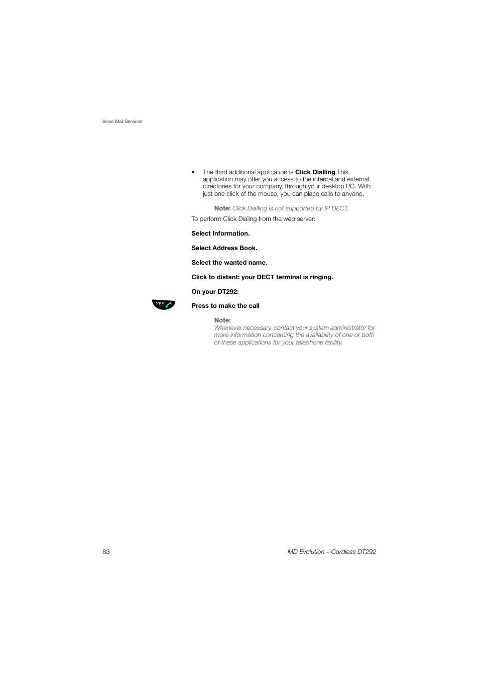 AASTRA DT292 for MD Evolution User Guide EN User Manual | Page 84 / 148