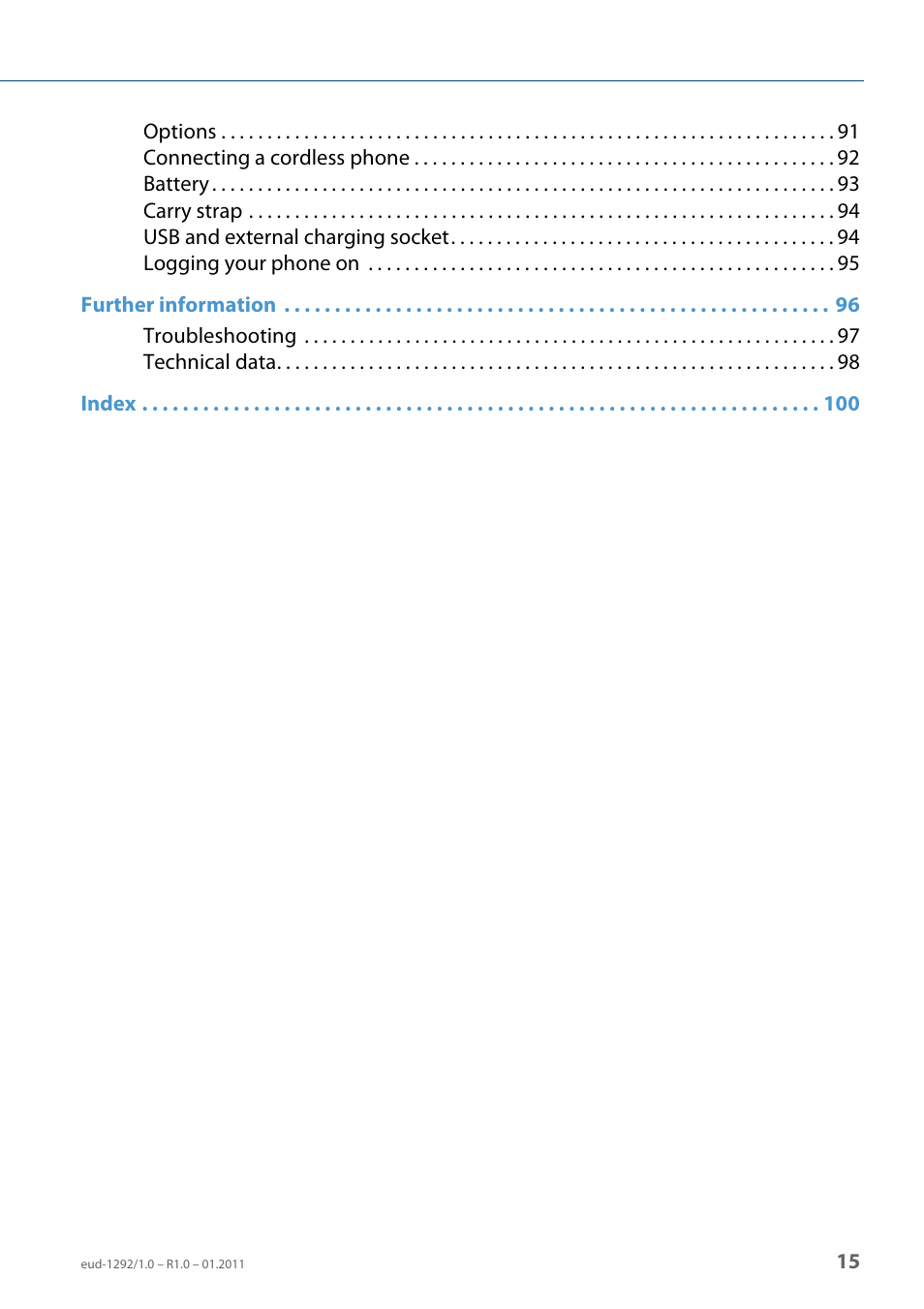 AASTRA 630d for Aastra 400 User Guide EN User Manual | Page 15 / 103