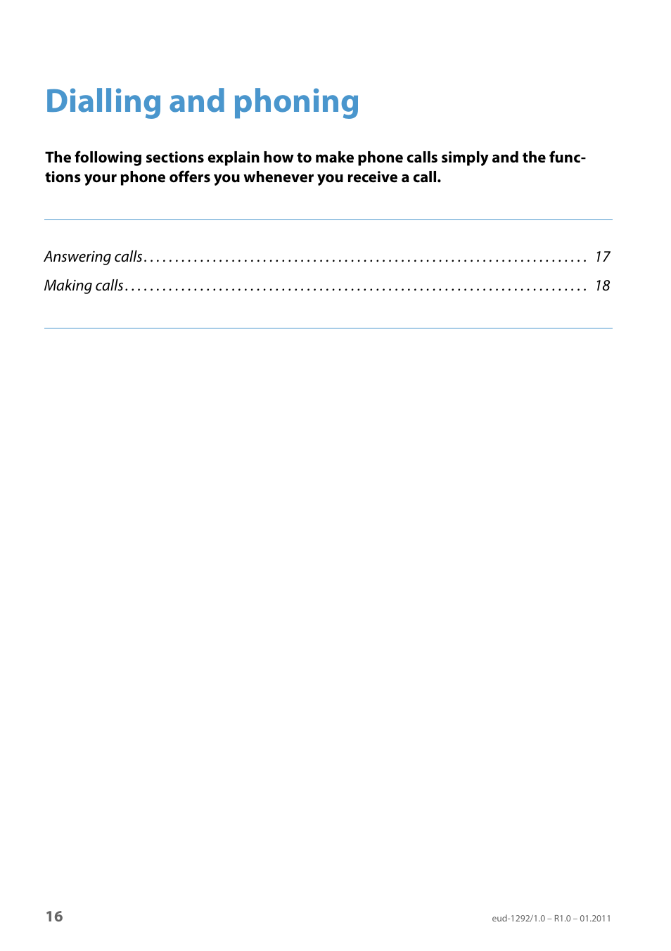 Dialling and phoning | AASTRA 630d for Aastra 400 User Guide EN User Manual | Page 16 / 103