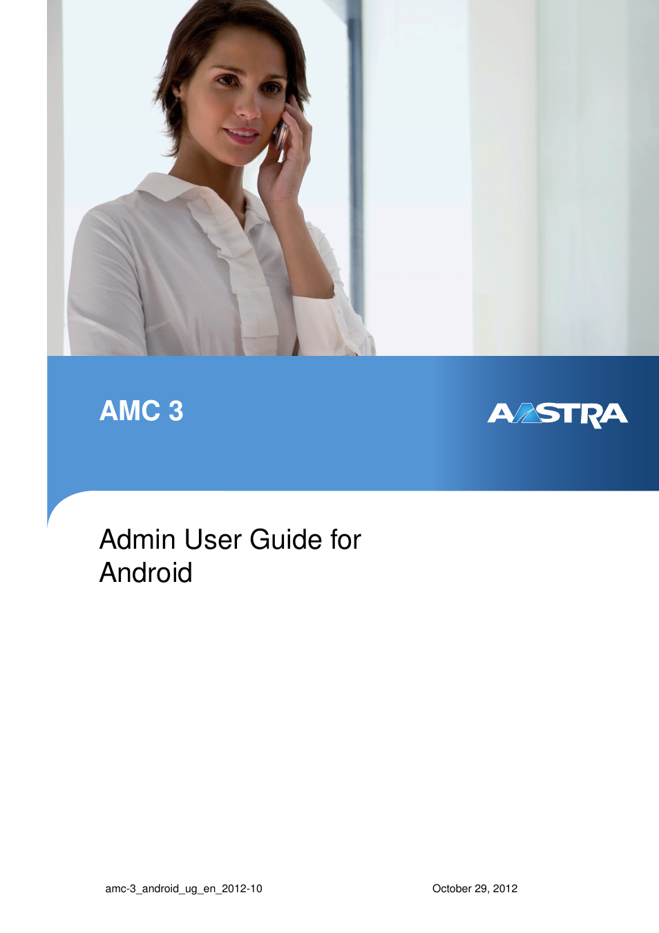 AASTRA AMC 3 for Android EN User Manual | 57 pages