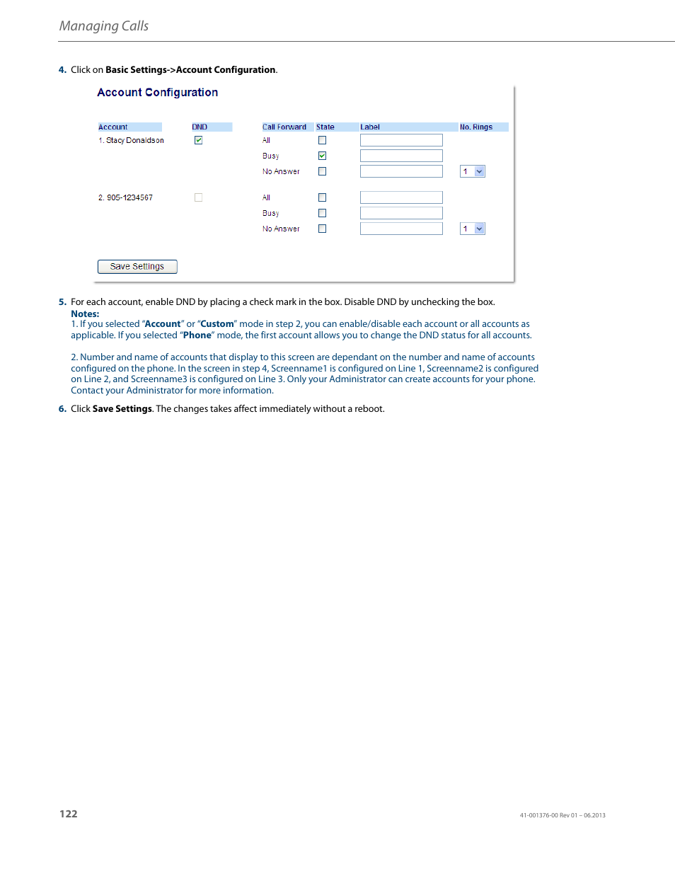 Managing calls | AASTRA 6730i (Version 3.2) User Guide EN User Manual | Page 128 / 185