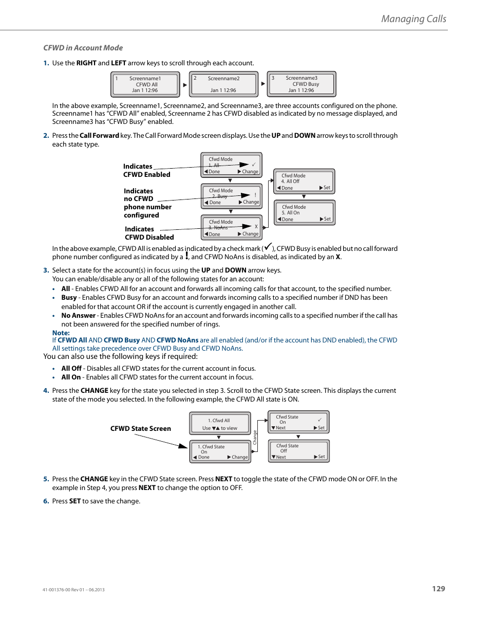 Managing calls | AASTRA 6730i (Version 3.2) User Guide EN User Manual | Page 135 / 185
