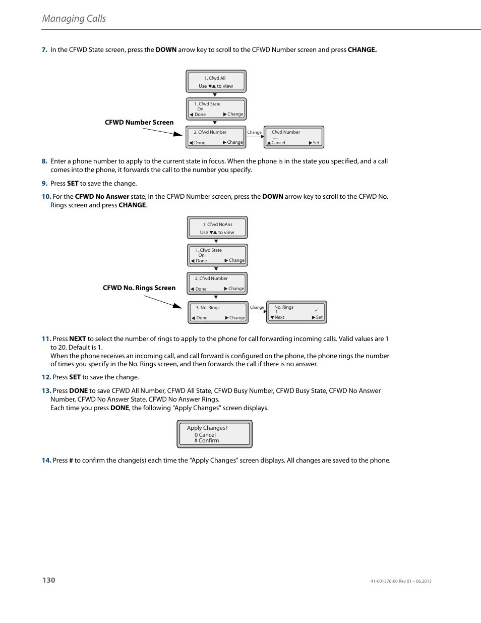 Managing calls | AASTRA 6730i (Version 3.2) User Guide EN User Manual | Page 136 / 185