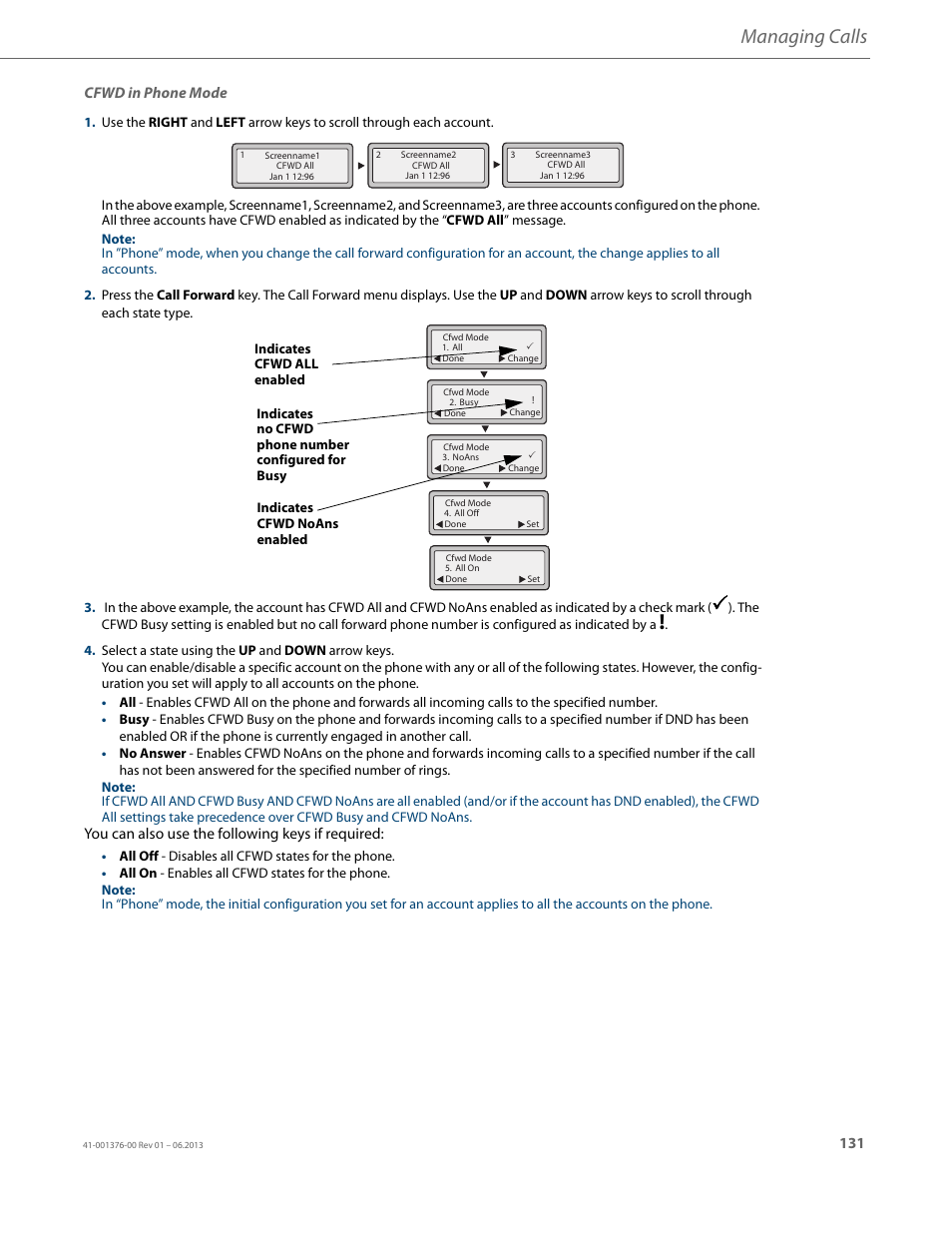 Managing calls | AASTRA 6730i (Version 3.2) User Guide EN User Manual | Page 137 / 185