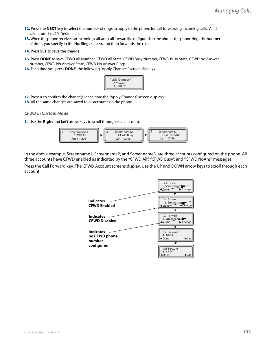 Managing calls | AASTRA 6730i (Version 3.2) User Guide EN User Manual | Page 139 / 185