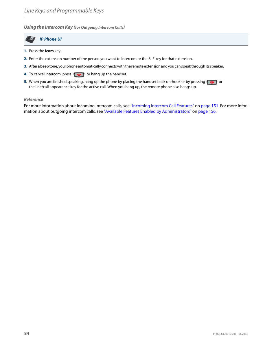 Line keys and programmable keys | AASTRA 6730i (Version 3.2) User Guide EN User Manual | Page 90 / 185