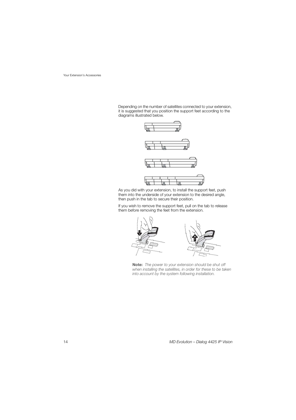 AASTRA 4425 IP Vision for MD Evolution User Guide User Manual | Page 14 / 224