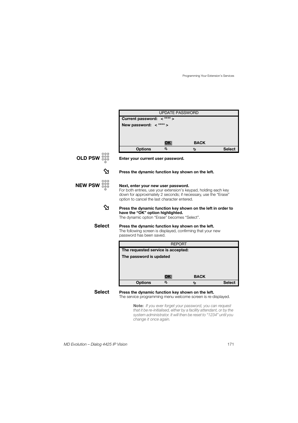 AASTRA 4425 IP Vision for MD Evolution User Guide User Manual | Page 171 / 224