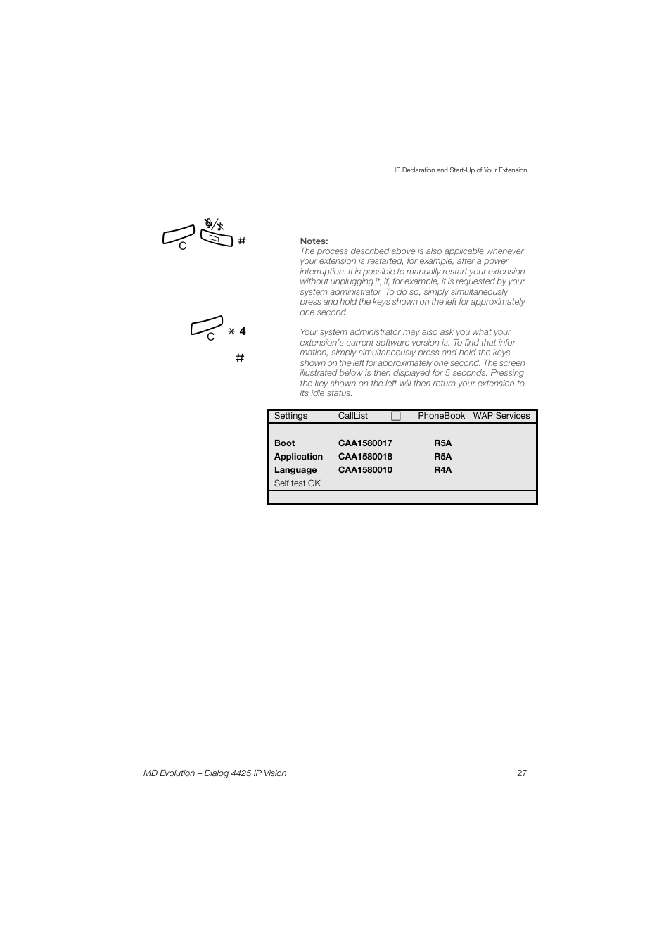 AASTRA 4425 IP Vision for MD Evolution User Guide User Manual | Page 27 / 224