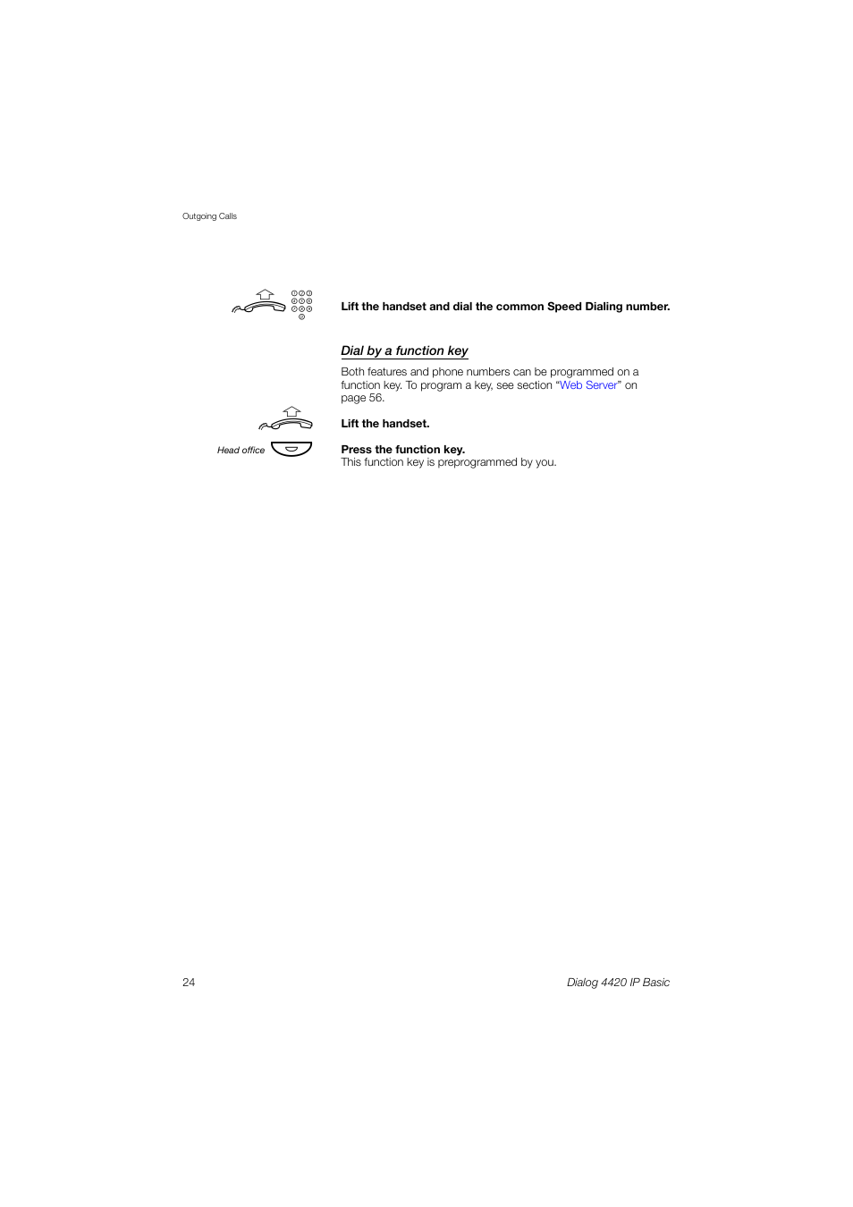AASTRA 4420 IP Basic (SIP) for MX-ONE User Guide User Manual | Page 24 / 72