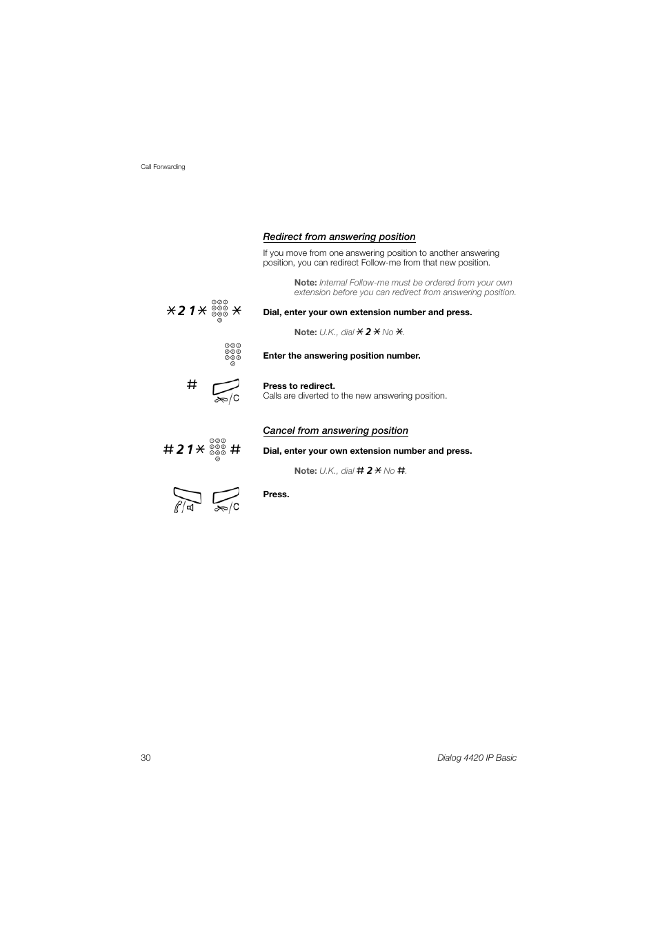 21* z | AASTRA 4420 IP Basic (SIP) for MX-ONE User Guide User Manual | Page 30 / 72