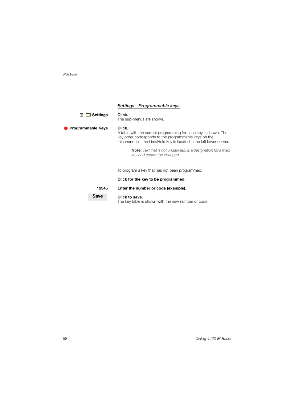 AASTRA 4420 IP Basic (SIP) for MX-ONE User Guide User Manual | Page 58 / 72